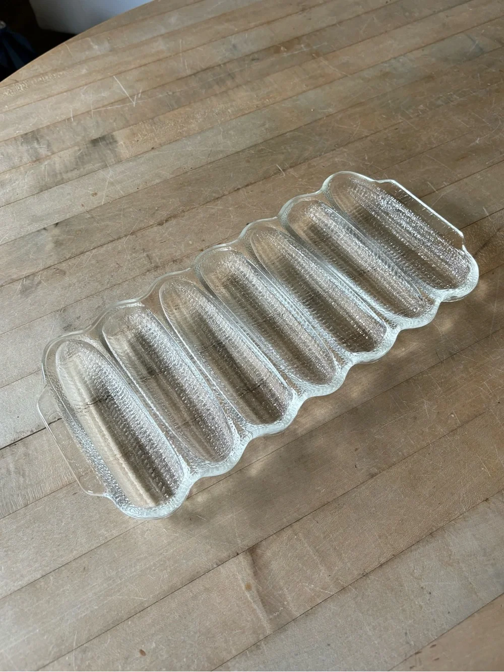 Antique Wagner Glass Cornbread Pan